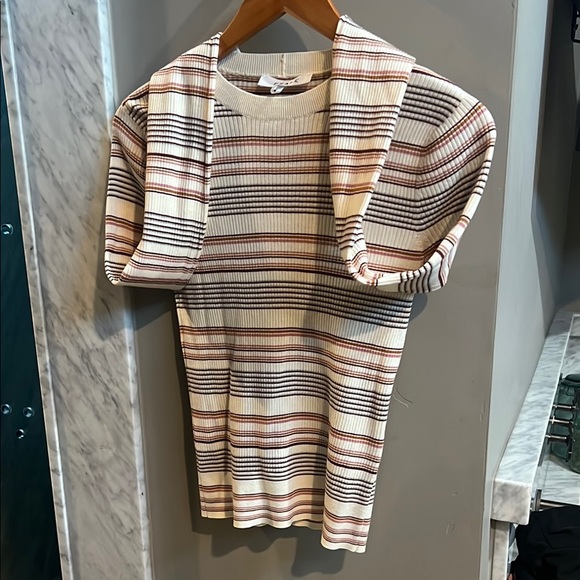 Striped Ribbed Knit Sweater - Picture 2 of 2